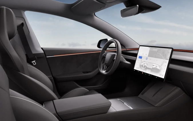 Tesla Model 3 cena 244990 przebieg: 1, rok produkcji 2024 z Piastów małe 37